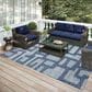 Dalyn Rug Company Sedona 3" x 5" Storm Indoor/Outdoor Area Performance Rug, , large