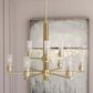 Hunter Gatz 9-Light Chandelier in Alturas Gold, , large