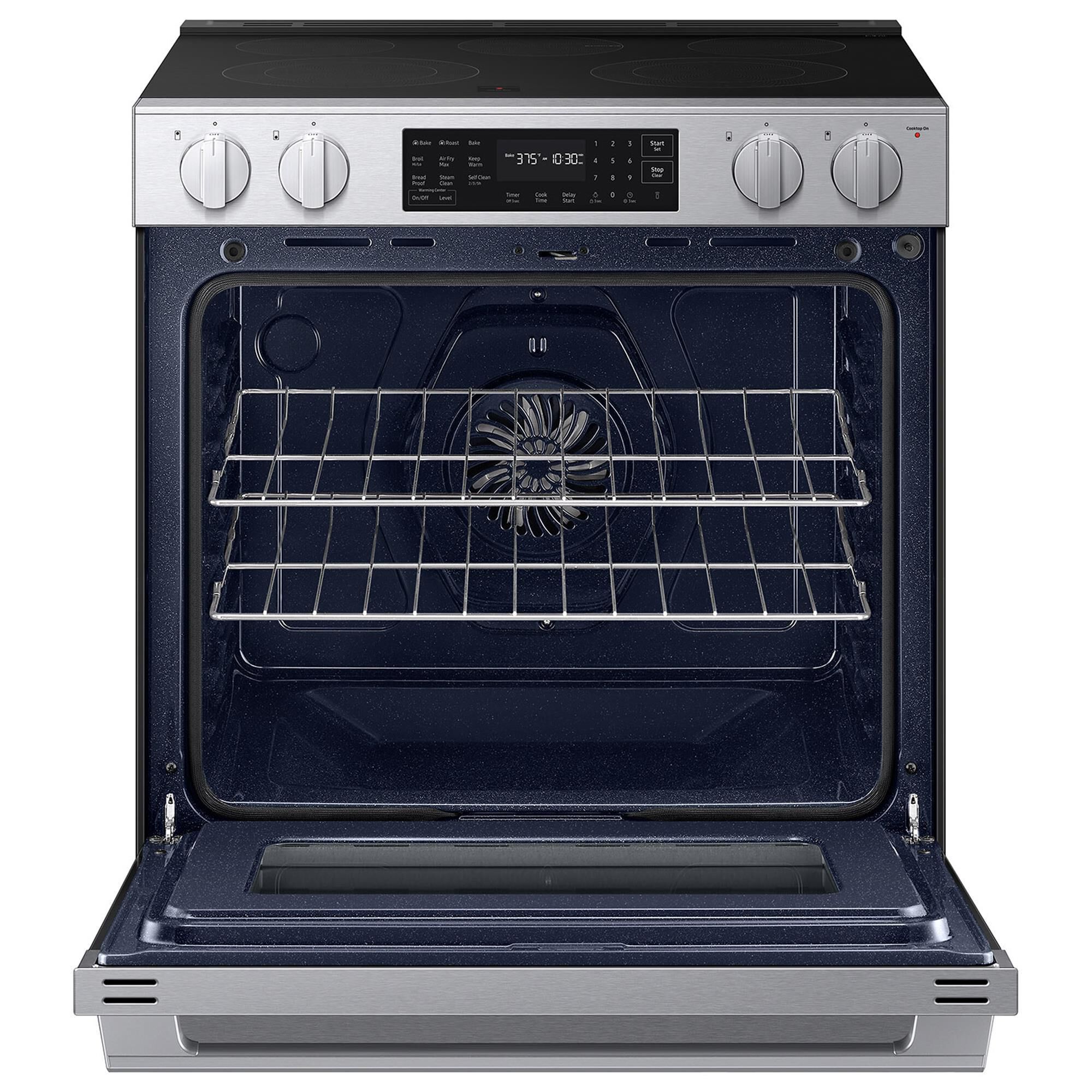 Samsung Bespoke 6.3 Cu. Ft. Smart Slide-In Electric Range with No