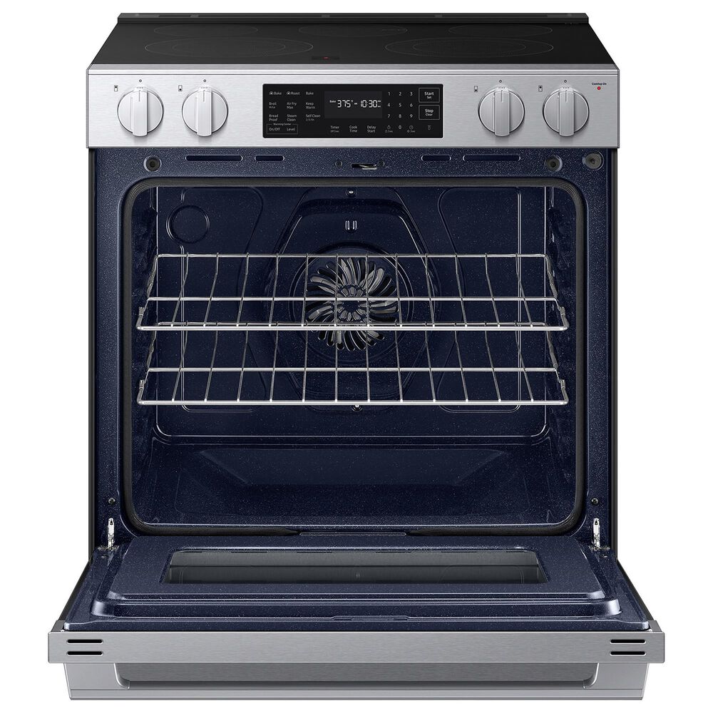 Samsung Bespoke 6.3 Cu. Ft. Smart Slide-In Electric Range with No-Preheat Air Fry Max in Stainless Steel, , large