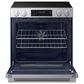 Samsung Bespoke 6.3 Cu. Ft. Smart Slide-In Electric Range with No-Preheat Air Fry Max in Stainless Steel, , large