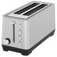 HOMLUX 4-Slice Toaster with 6 Browning Settings in Silver, , large