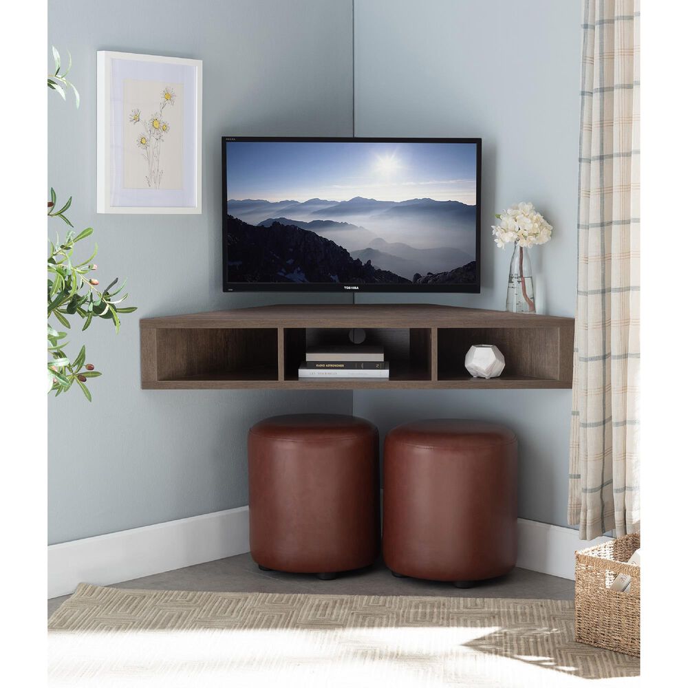 Furniture of America Shirley 46.5" Floating TV Stand in Walnut Oak |  Nebraska Furniture Mart