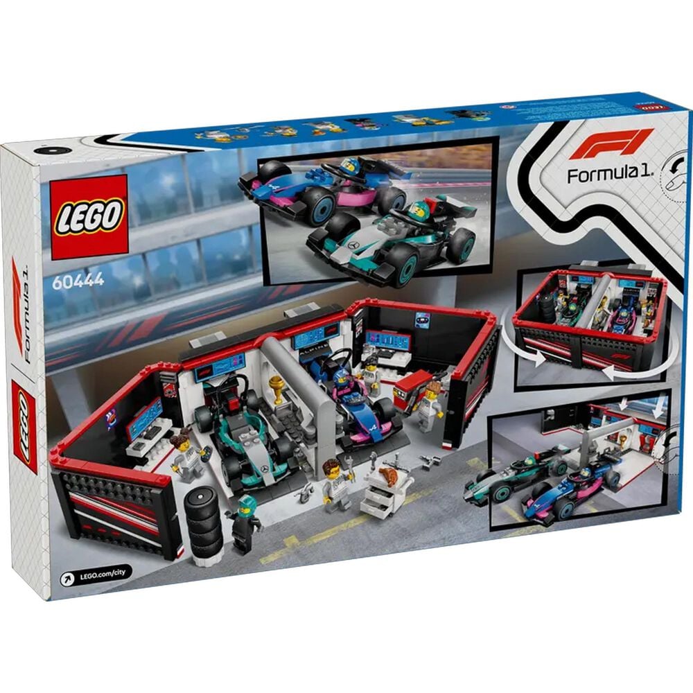 LEGO City F1 Garage &amp; Mercedes-AMG &amp; Alpine Cars, , large