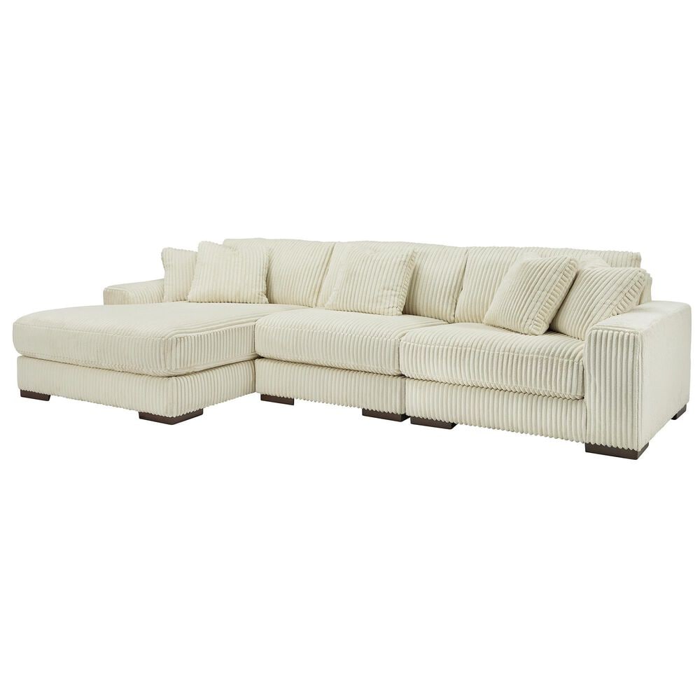 Ashley Lindyn 3-Piece Stationary Left Facing Sectional in Ivory, , large