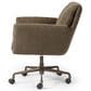 Four Hands Salerno Desk Chair in Antique Brass, , large