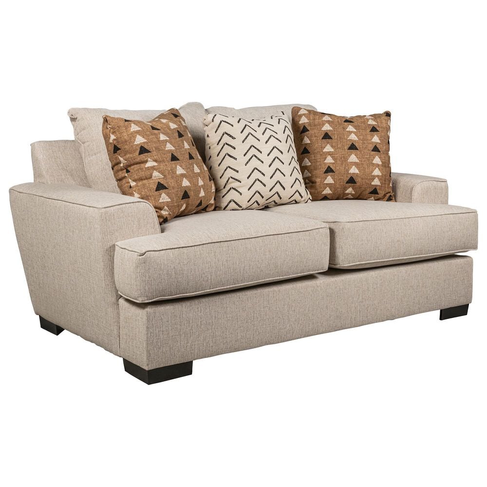 Michael Nicholas Designs Renegade Stationary Loveseat in Lauren Stone, , large