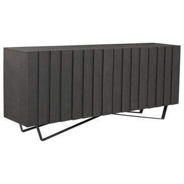 Moe"s Home Collection Brolio Sideboard in Charcoal Grey and Black, , large