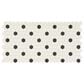 Dal-Tile Keystones Arctic White and Black 1" x 1" on 12" x 22.625" Porcelain Mosaic Sheet, , large