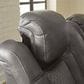Ashley Fyne-Dyme Power Reclining Sofa in Shadow, , large