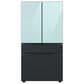 Samsung Bespoke Bespoke 4-Door French Door Refrigerator Top Panel in Morning Blue Glass, , large