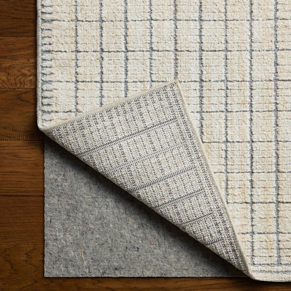 Amber Lewis x Loloi Bexley Slate and Natural 2'7" x 4' Area Rug, , large