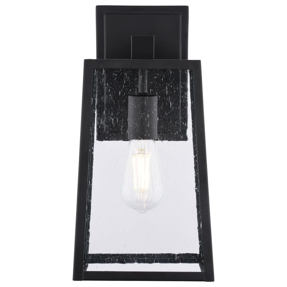Vaxcel Sutton 1-Light Outdoor Wall Sconce in Matte Black, , large