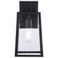 Vaxcel Sutton 1-Light Outdoor Wall Sconce in Matte Black, , large