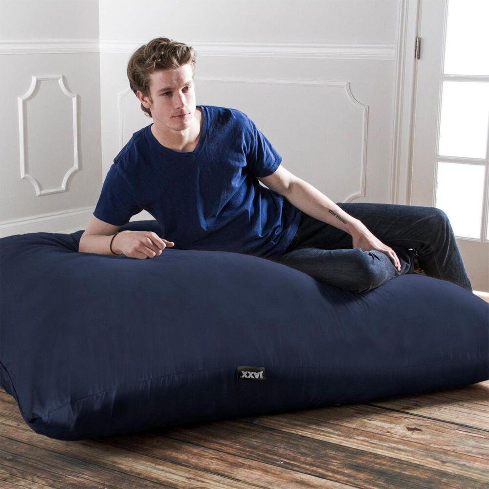 Jaxx 5.5&#39; Pillow Bean Bag Pillow in Navy, , large