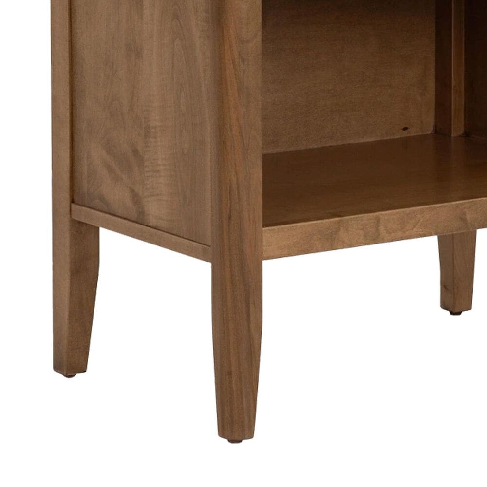 Archbold Furniture Warren 3-Piece King Platform Bedroom Set with Two Nightstands in Harvest, , large