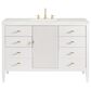 James Martin Vanities Myrrin 48" Vanity in Bright White with 3 cm Ethereal Noctis Quartz Top, , large