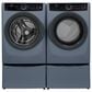 Electrolux 400 Series 4.5 Cu. Ft. Front Load Washer and 8 Cu. Ft. Electric Dryer Laundry Pair with Two Pedestal Storage Drawers in Denim Blue, , large