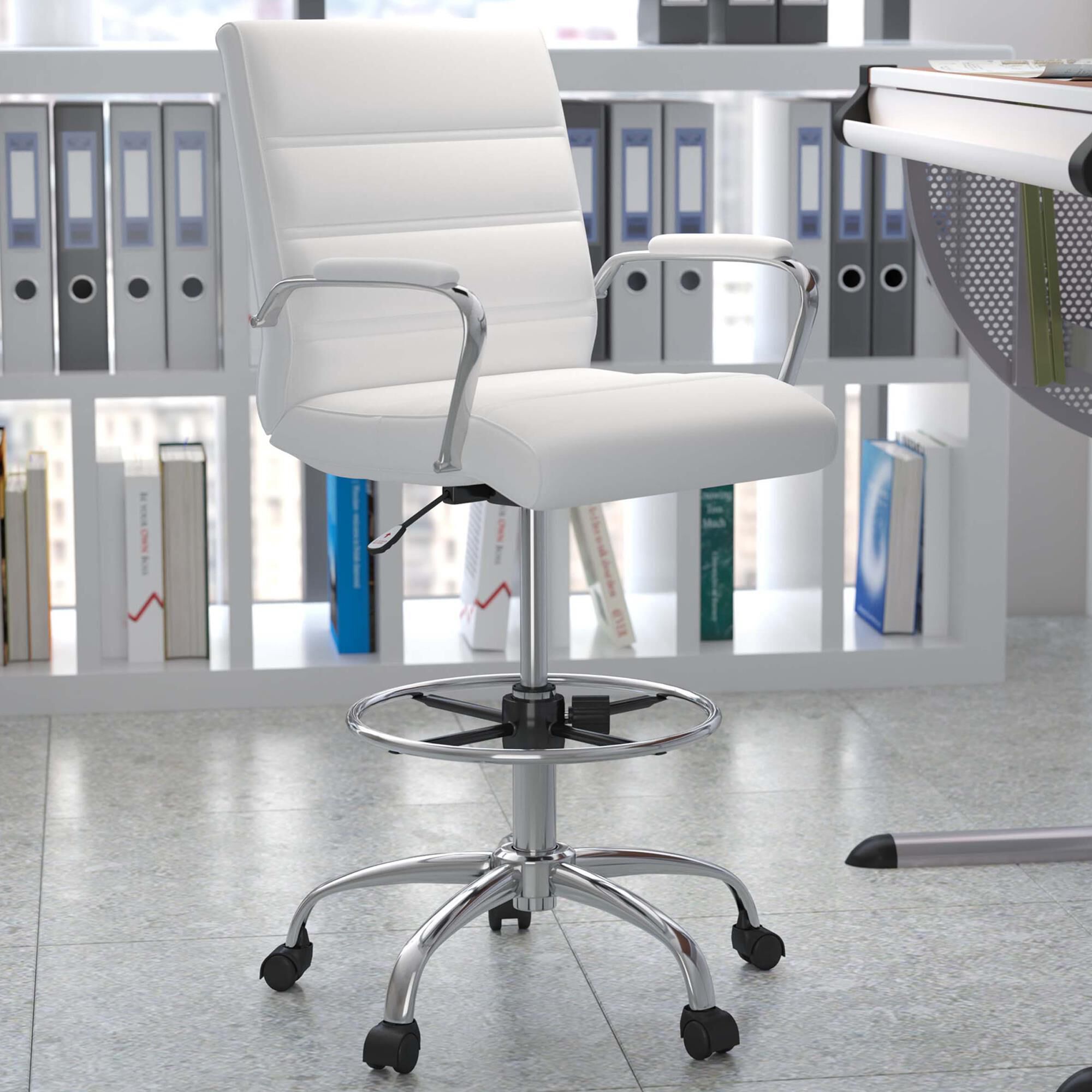 Flash furniture drafting chair sales