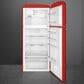 SMEG 19.28 Cu. Ft. Retro Top Freeze Refrigerator with Right Hinge in Red, , large