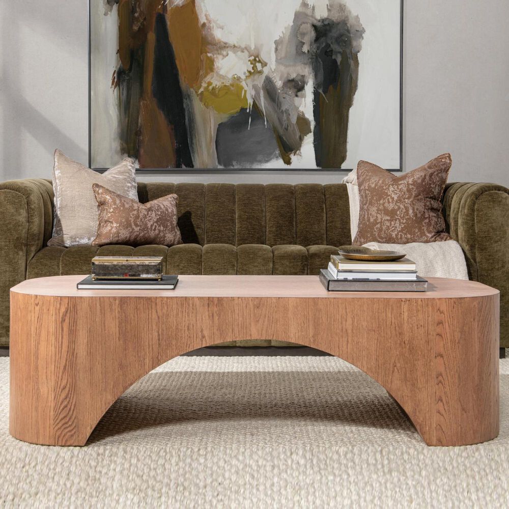 Classic Home Randall Coffee Table in Sepia Brown, , large