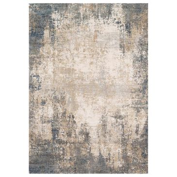 Loloi II Teagan TEA-08 3"4" x 5"7" Ivory and Mist Scatter Rug, , large