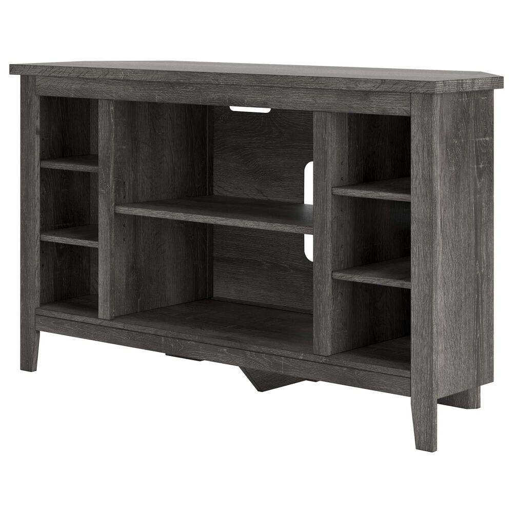 Ashley Arlenbry 48&#39;&#39; Corner TV Stand in Weathered Oak, , large