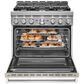 KitchenAid 5.1 Cu. Ft. Freestanding Gas Range with 6 Burners in Milkshake, , large