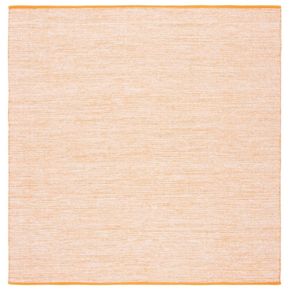 Safavieh Montauk 6" Square Orange Area Rug, , large