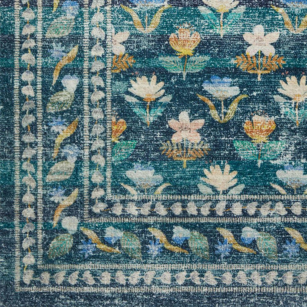 Rifle Paper Co Crafted by Cloth and Company Courtyard 2&#39; x 5&#39; Hadley Emerald Runner, , large