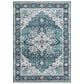 Central Oriental Rugease Velveteen Chantal Green and Ivory 7"6" x 9"6" Area Rug, , large