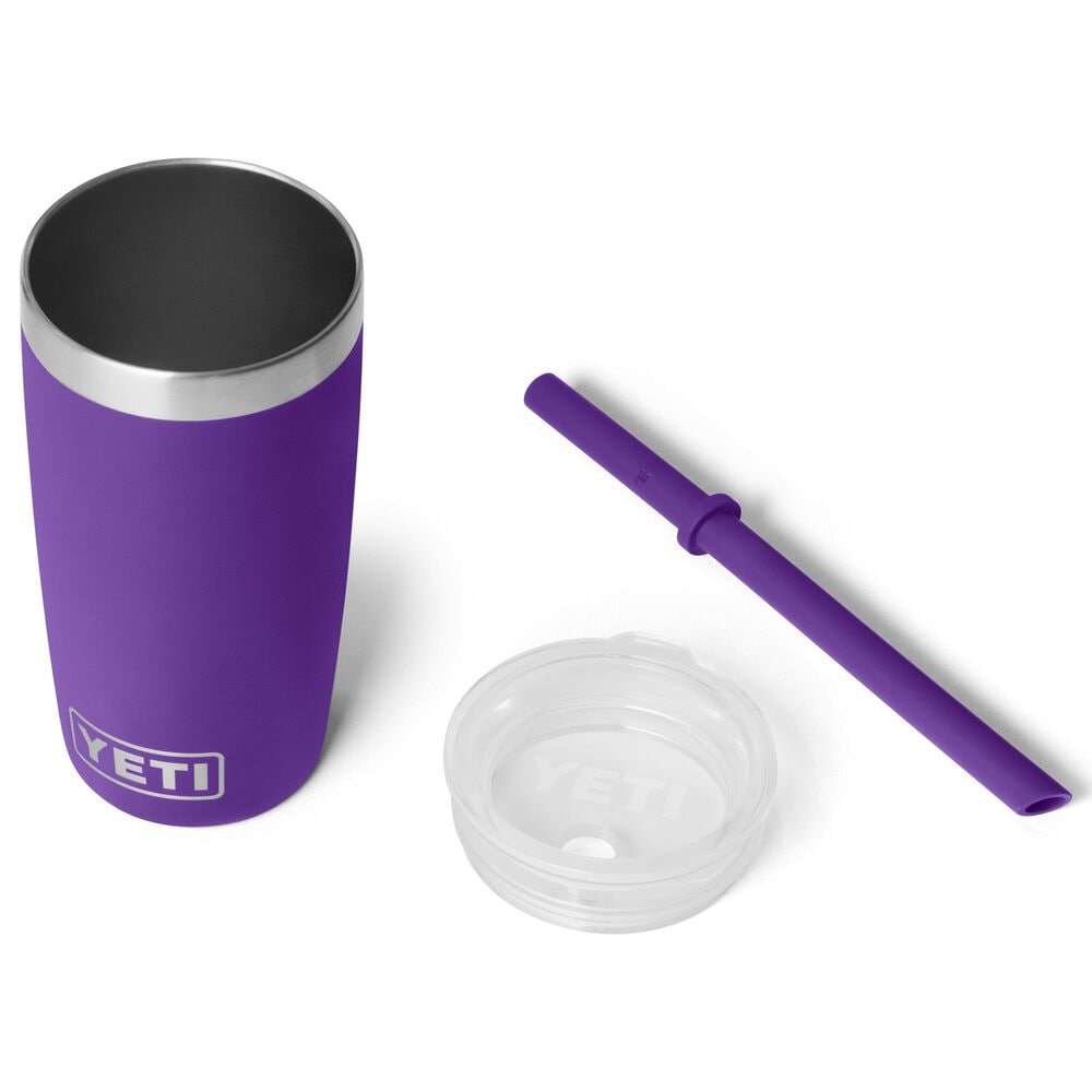 YETI Rambler Jr 10 Oz Tumbler with Silicone Straw Lid in Pace Purple, , large