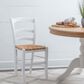 Linon Home Decor Carmelo Side Chair in White (Set of 2), , large