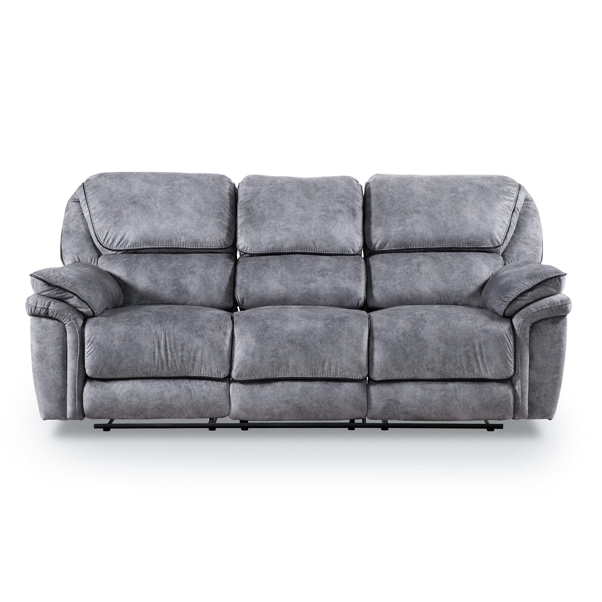 グレースウルティムオレオリラックス 3本セット Furniture of America Byron 3-Piece Manual Reclining Living Room