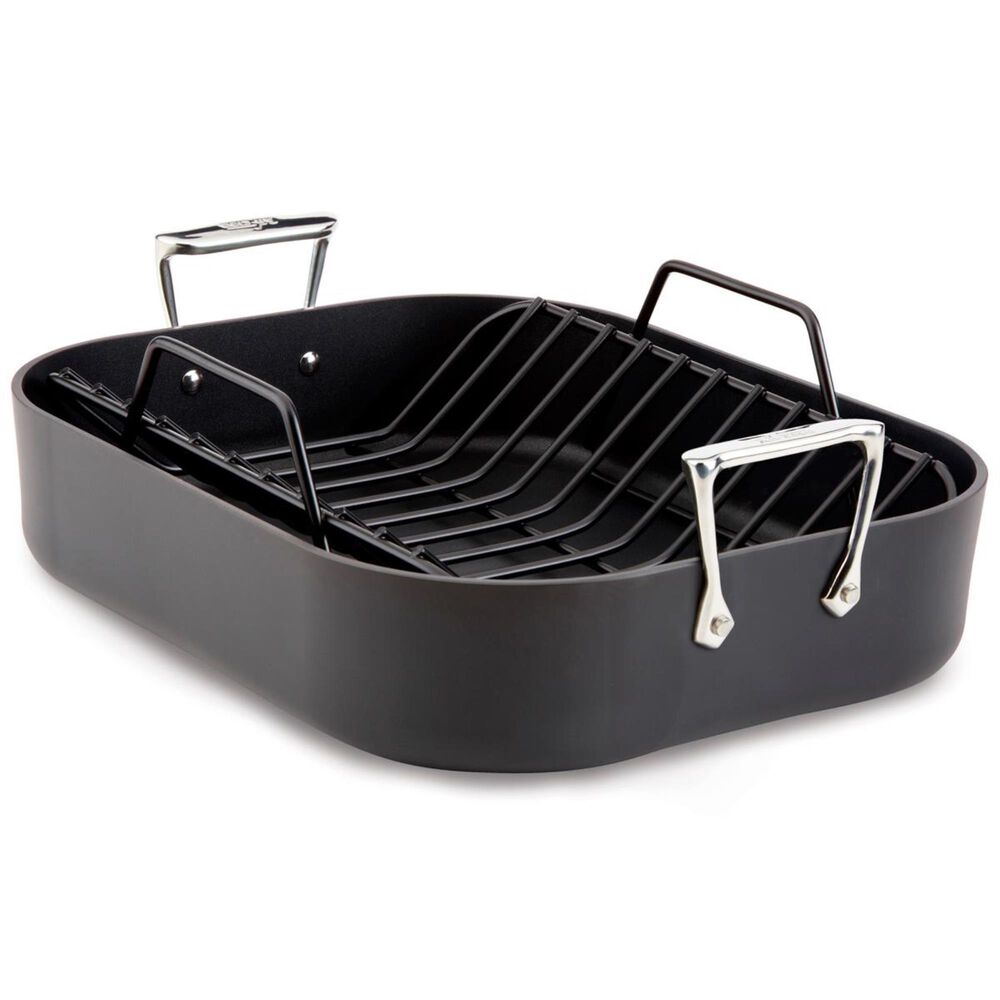 All-Clad HA1 13"x16" Roaster with Rack, , large