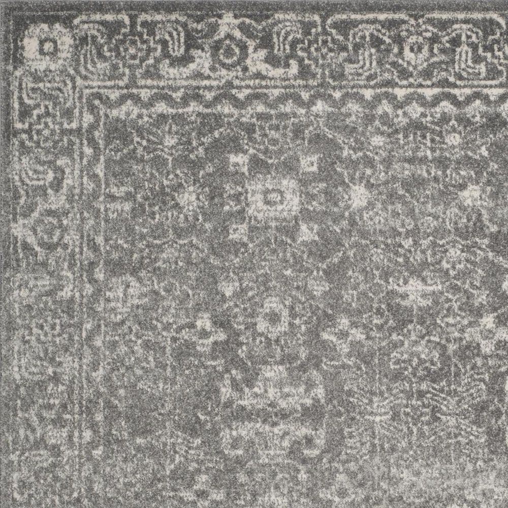 Safavieh Evoke EVK270S-5SQ 5&#39;1&quot; Square Grey/Ivory Area Rug, , large