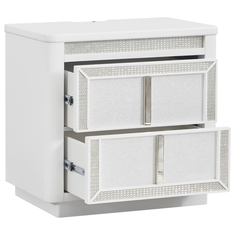 Millenium Chalanna 2-Drawer Nightstand in White, , large