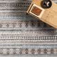 Surya Pompei Brown, Off-White, Light Gray, Black, Dark Blue and Charcoal 10" x 14" Area Rug, , large