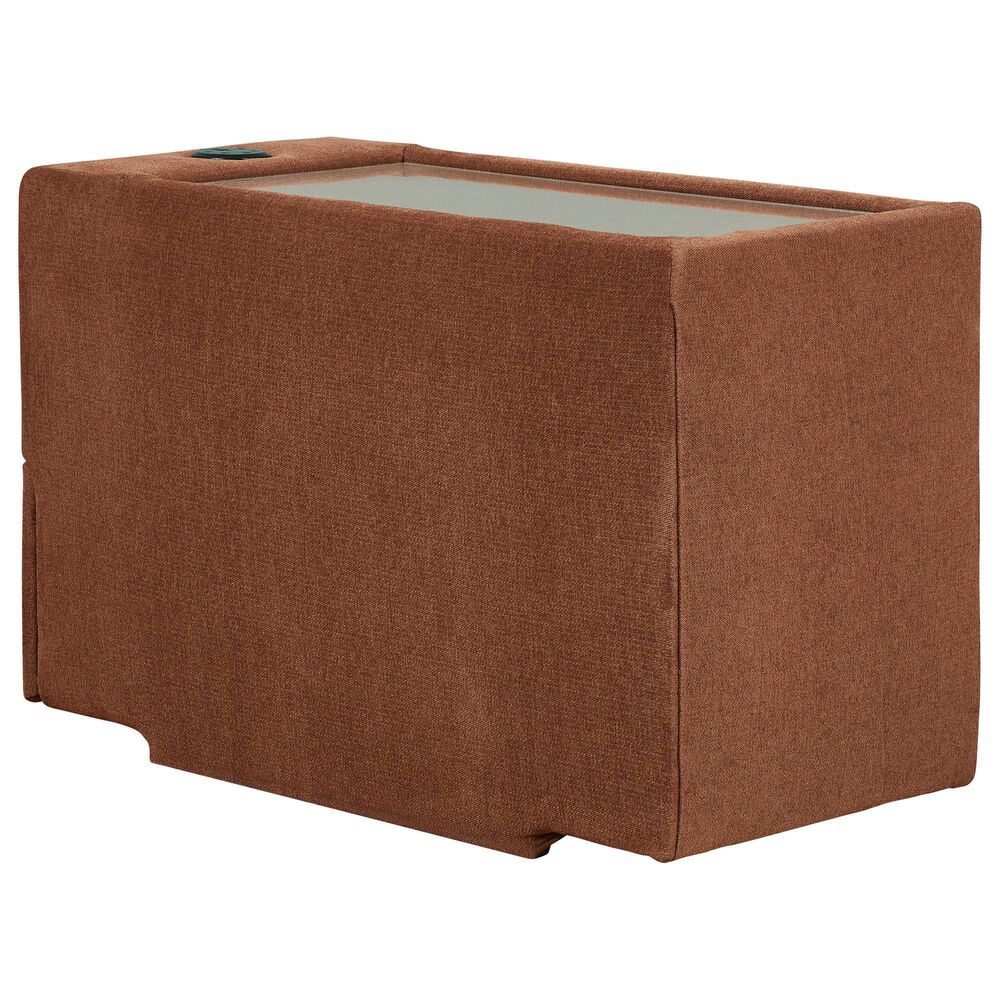 Ashley Modmax 3-Piece Stationary Loveseat with Audio Console in Spice, , large