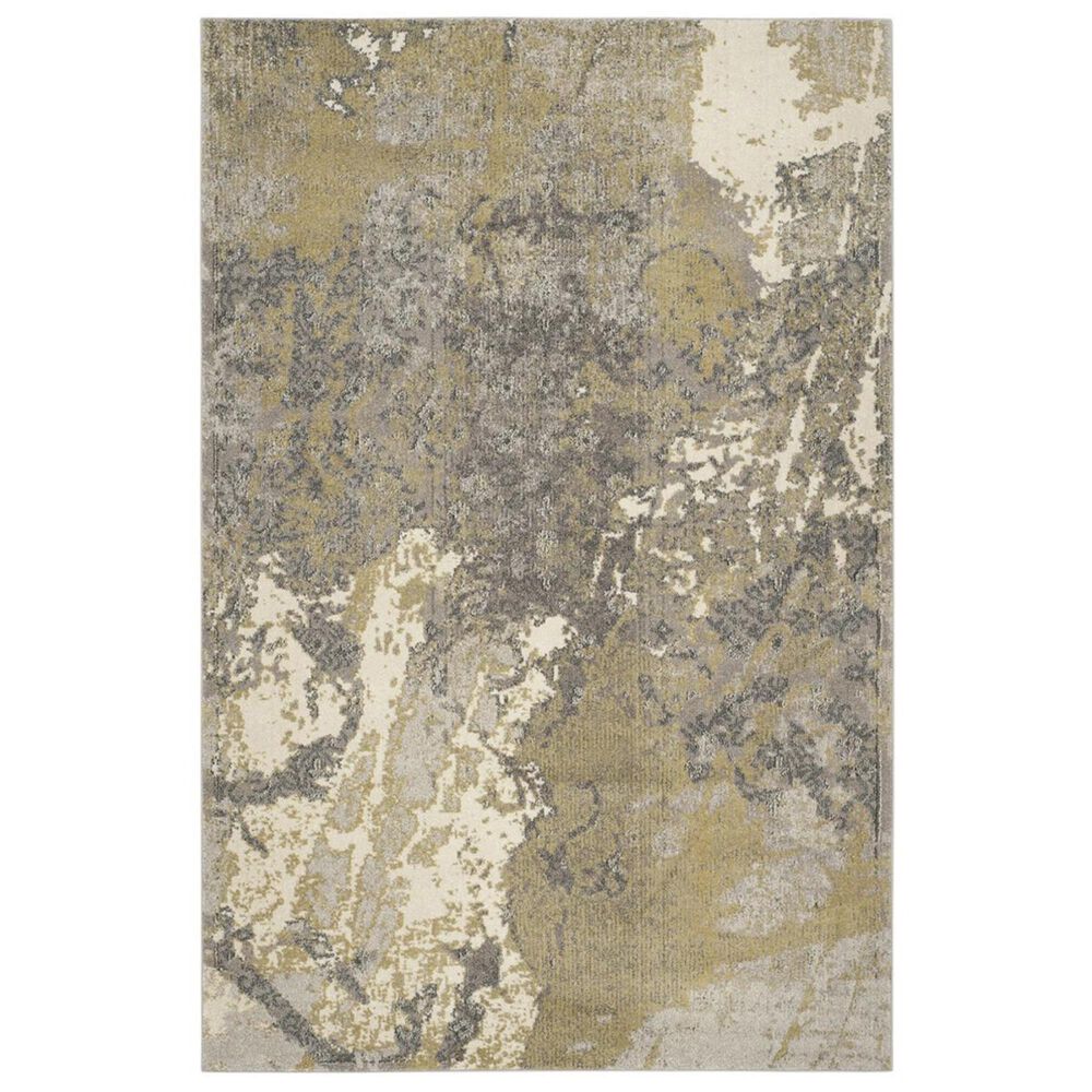 Safavieh Monaco MNC219S 5"1" x 7"7" Ivory and Grey Area Rug, , large