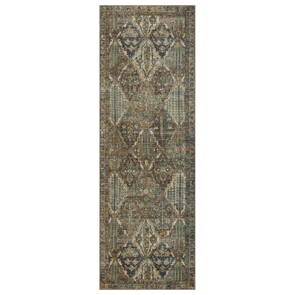 Magnolia Home Banks 2" x 5" Spice and Blue Runner, , large