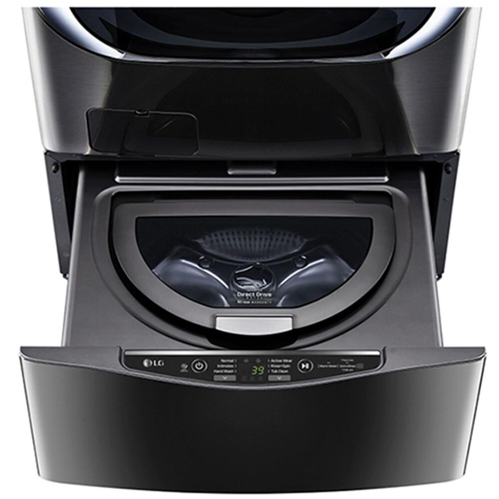 LG 1.1.cu.ft. SideKick Pedestal Washer in Black Stainless Steel , , large