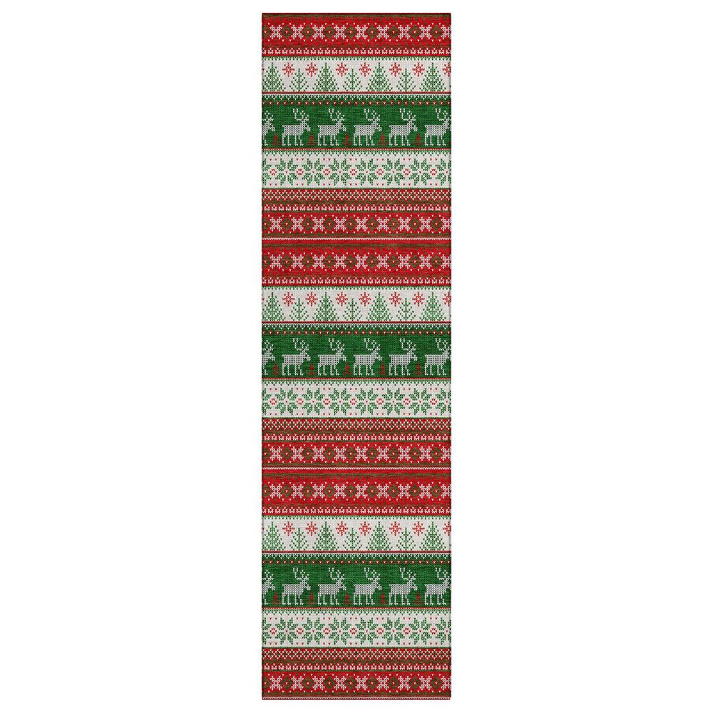 Dalyn Rug Company Wonderland WN26 2"3" x 7"6" Red Indoor/Outdoor Runner, , large