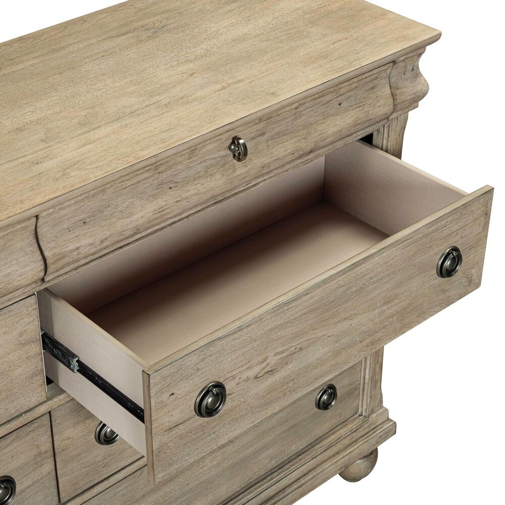 Belle Furnishings Rustic Traditions 8-Drawer Dresser in Saddle Tan, , large