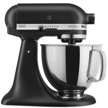 KitchenAid Artisan Series 5 Quart Stand Mixer in Black Matte, , large