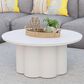 Zuo Modern Palmier Patio Coffee Table in White, , large