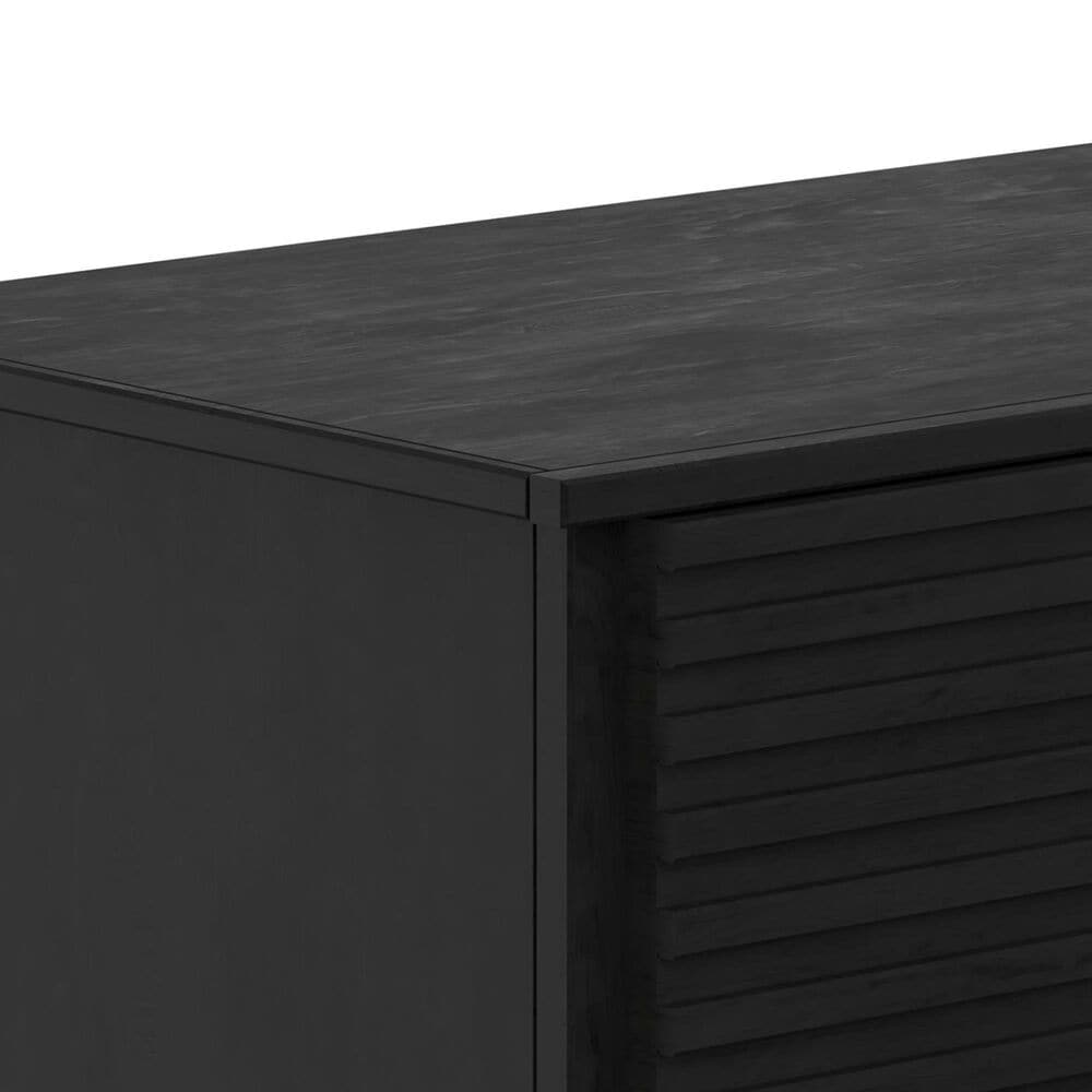 Legends Home Stardust 86" TV Console in Seal Skin Black, , large