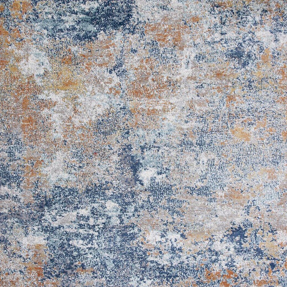 Safavieh Aston ASN710 5&#39;3&quot; x 7&#39;7&quot; Navy and Gold Area Rug, , large