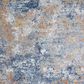 Safavieh Aston ASN710 5"3" x 7"7" Navy and Gold Area Rug, , large