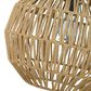 Golden Lighting Florence Mini Pendant with Natural Rope in Matte Black, , large